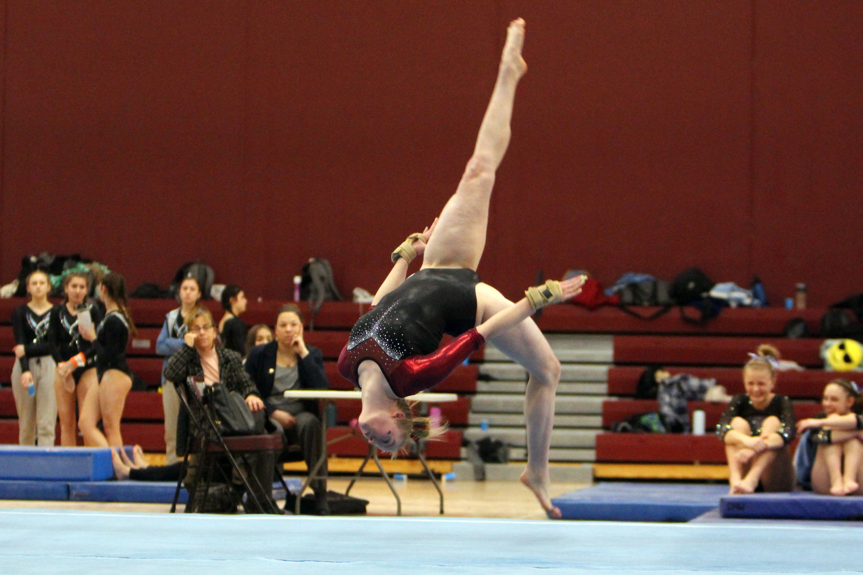 Big Rivers Conference Gymnastics Triangular at Menomonie 1-23-20